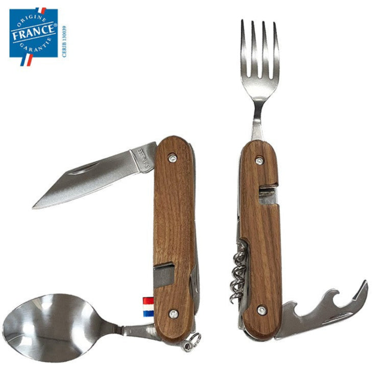 Couteau multi-fonction en bois-Le Cadeau Français®