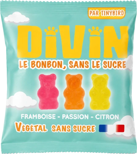 Oursons gélifiés vegan et sans sucre 50g personnalisable 🇫🇷