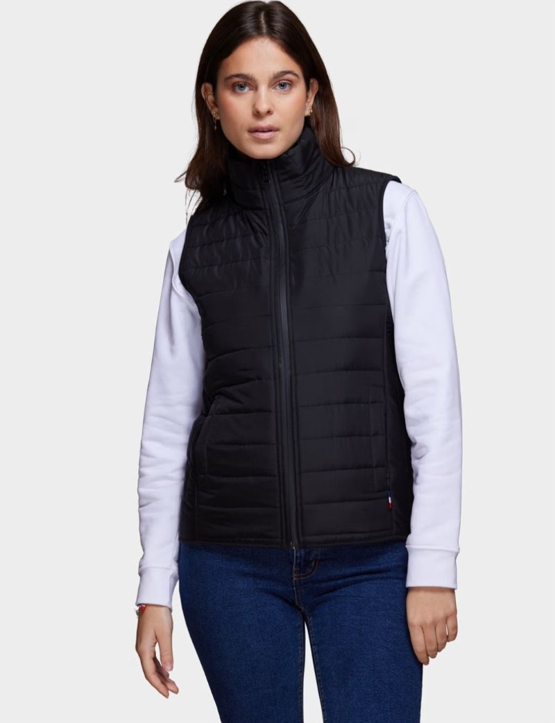 Doudoune sans manches Femme AVORIAZ personnalisable fabrication France 🇫🇷-Le Cadeau Français®