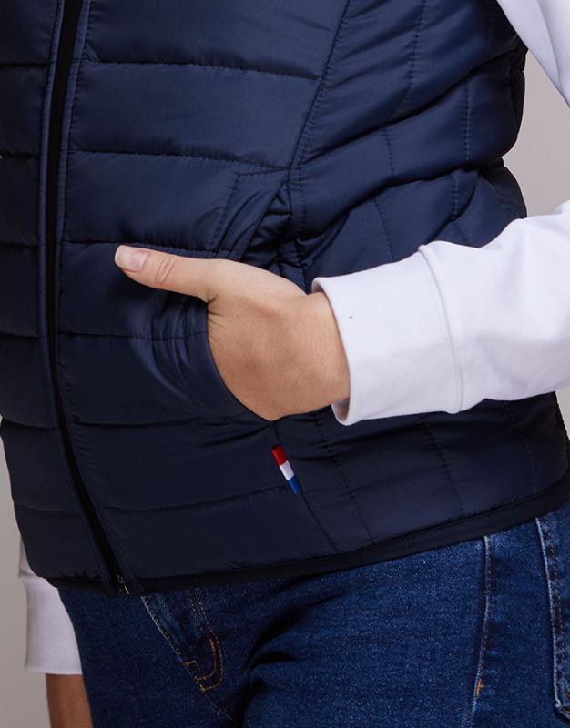 Doudoune sans manches Femme AVORIAZ personnalisable fabrication France 🇫🇷-Le Cadeau Français®