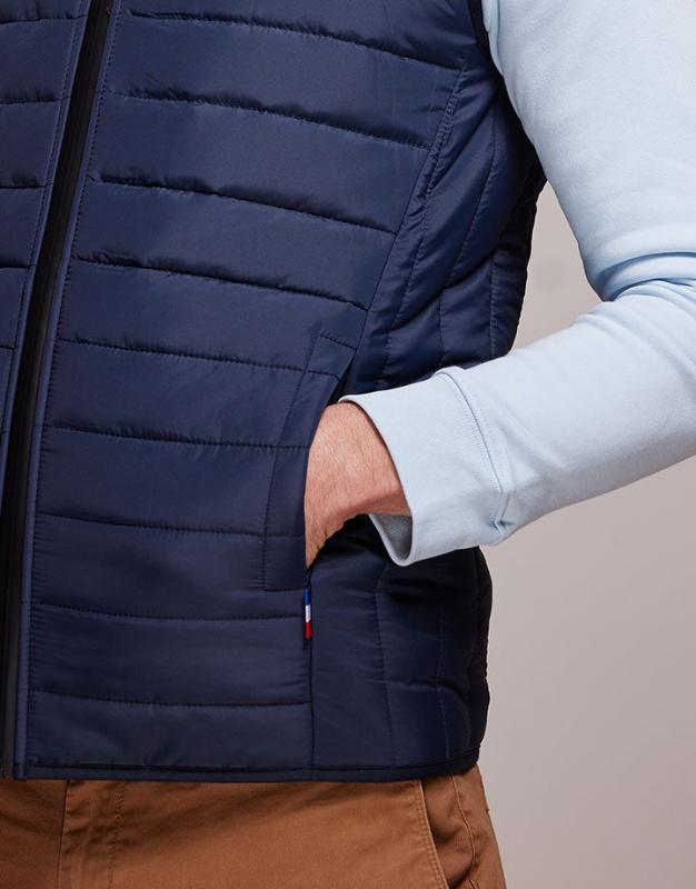 Doudoune sans manches Homme CHAMONIX personnalisable fabrication France 🇫🇷-Le Cadeau Français®