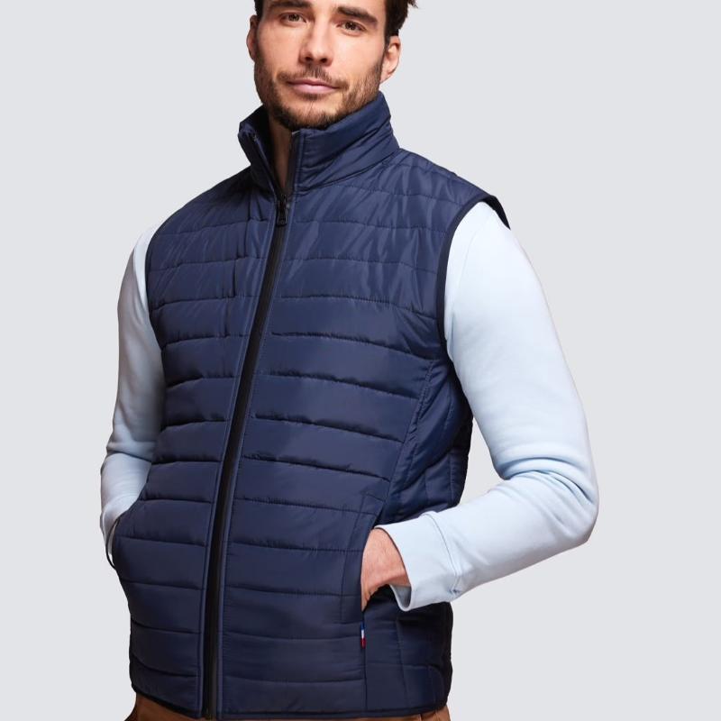 Doudoune sans manches Homme CHAMONIX personnalisable fabrication France 🇫🇷-Le Cadeau Français®