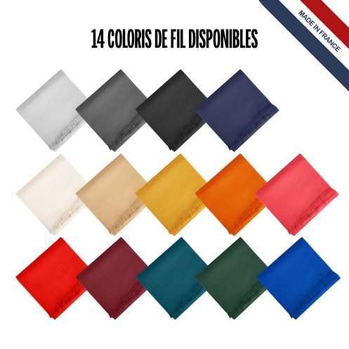 14 coloris écharpe acrylique personnalisable Le Cadeau Français