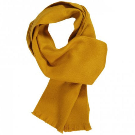 Écharpe frangée en polyester 27 x 180 cm