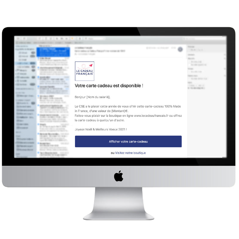 La carte cadeau du Made in France 🇫🇷 version digitale (email)