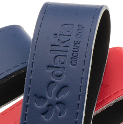 Marquage logo en creux sur cuir petite maroquinerie cadeaux d'entreprise