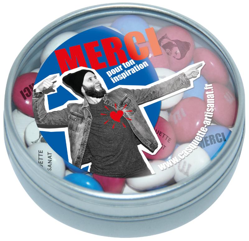 Boîte ronde de M&M's 45g