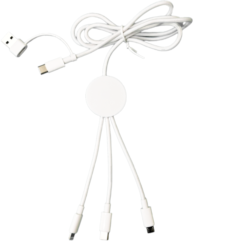 Multicâble 5 en 1 à charge rapide personnalisable Made in France