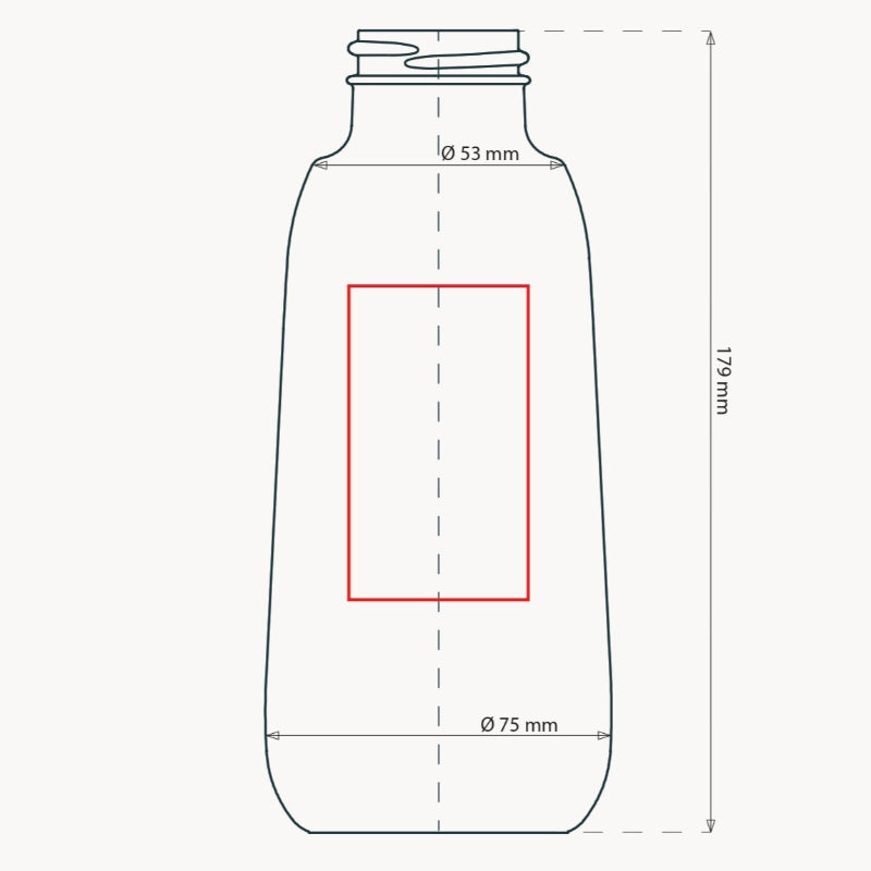 Gourde Gobi Street 1 Litre en copolyester personnalisée-Le Cadeau Français®