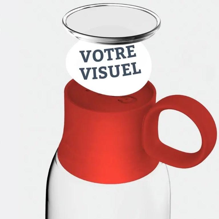 Gourde Gobi Street 1 Litre en copolyester personnalisée-Le Cadeau Français®