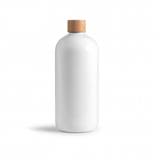 Gourde en plastique recyclé ♻️ 750 mL blanche personnalisable fabriquée en 🇫🇷