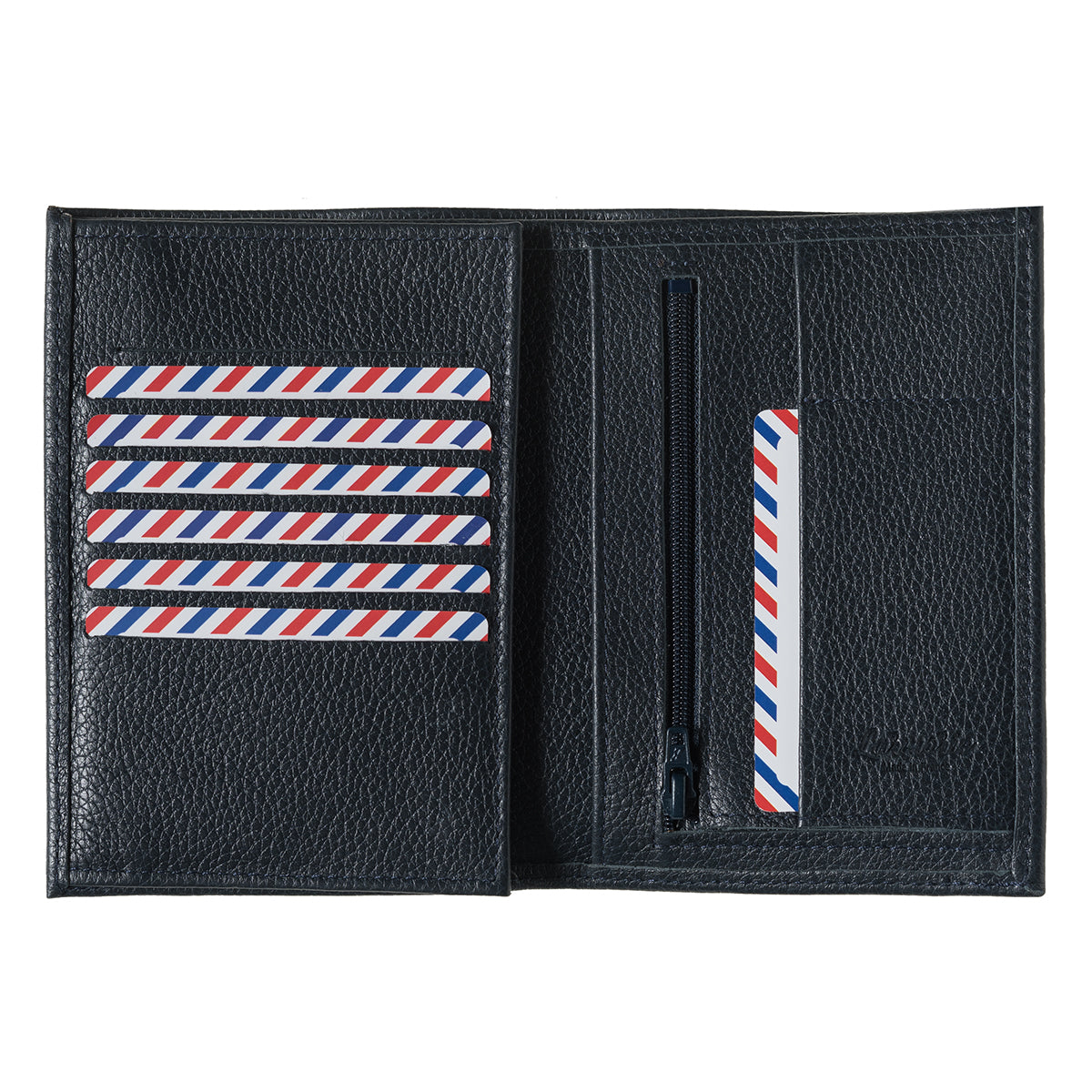 Grand portefeuille ALBERT en cuir grainé Larmorie® Made in France 🇫🇷