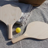 Set de raquettes de plages en bois personnalisable 🇫🇷
