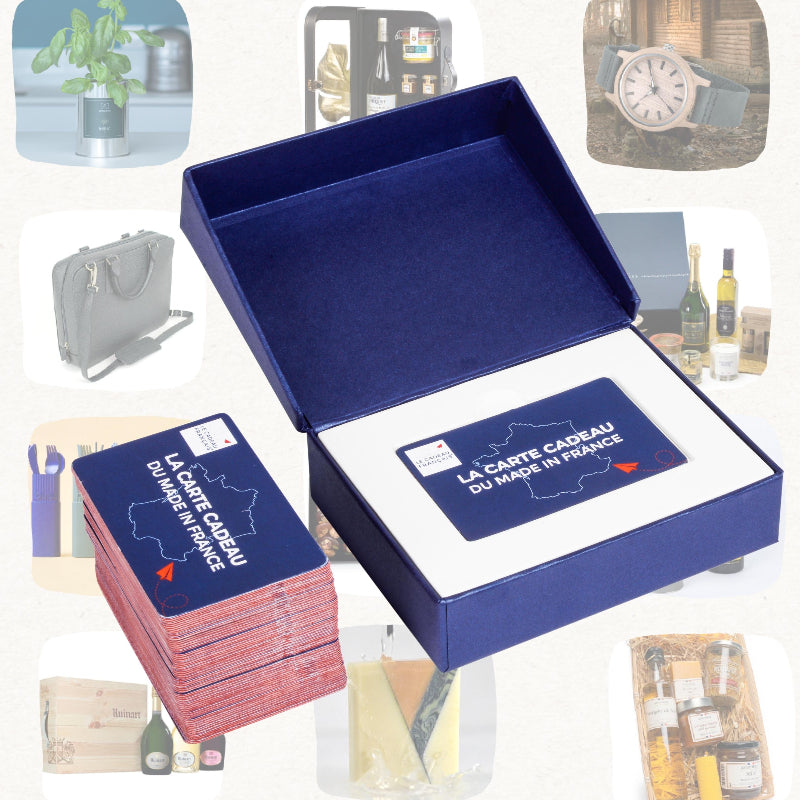 Carte cadeau artisans et producteurs Made in France pour entreprises et CSE