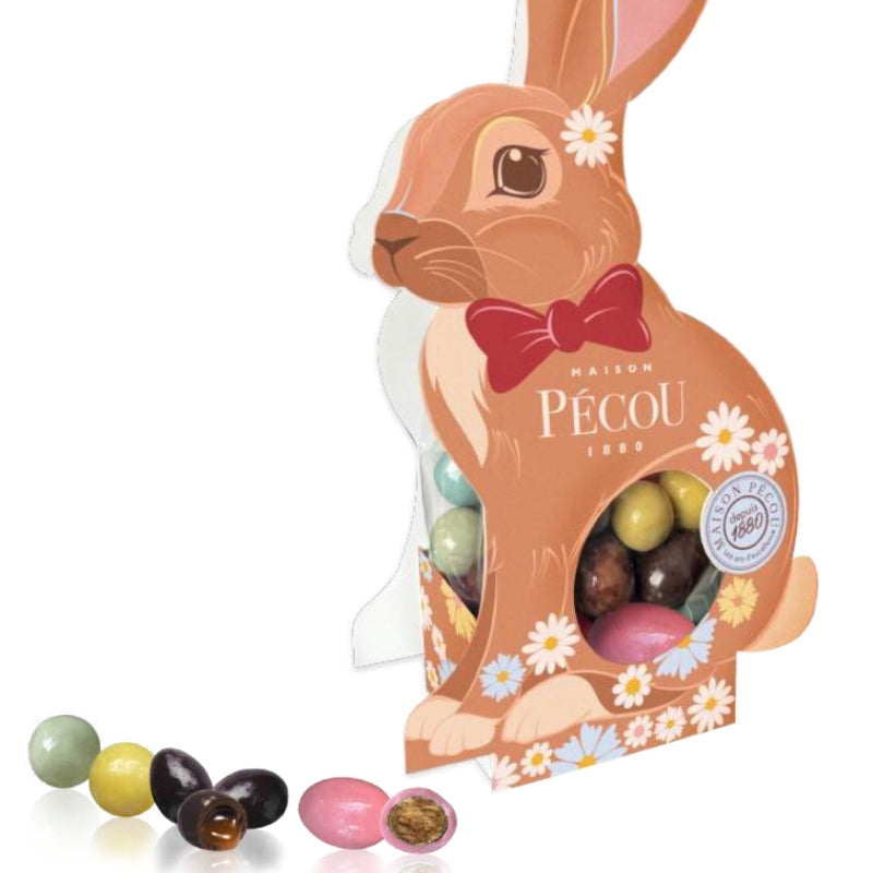 Lapin rempli d'oeufs de Pâques 150g Maison Pécou® fabrication France 🇫🇷