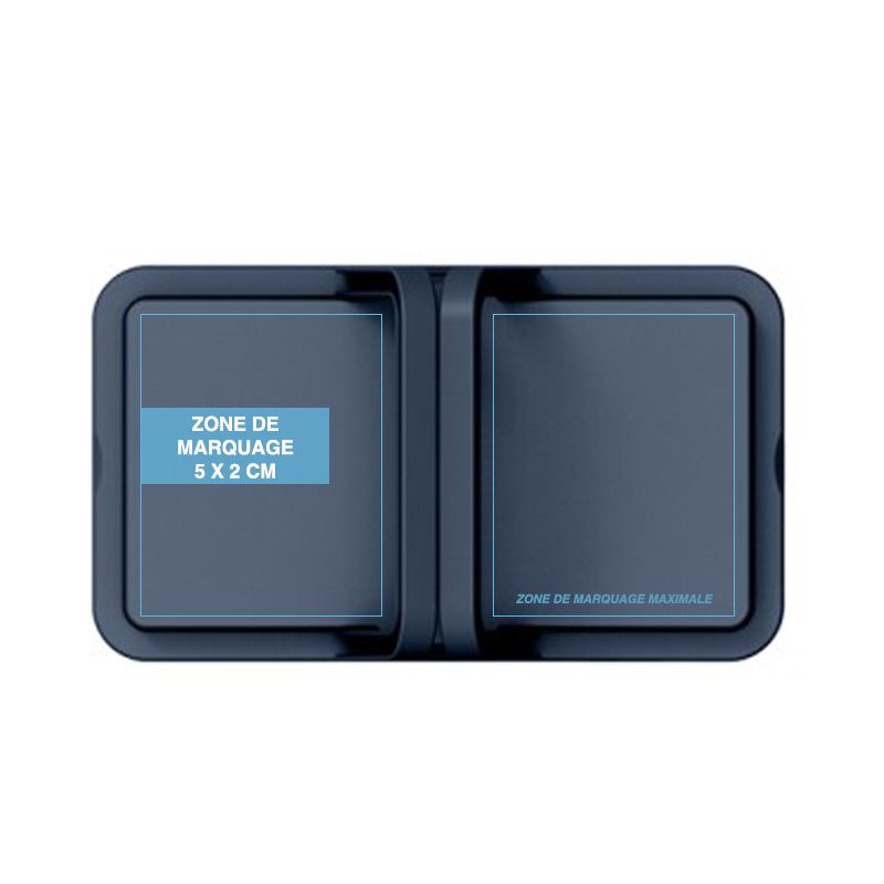 Lunchbox avec poignée 2 compartiments