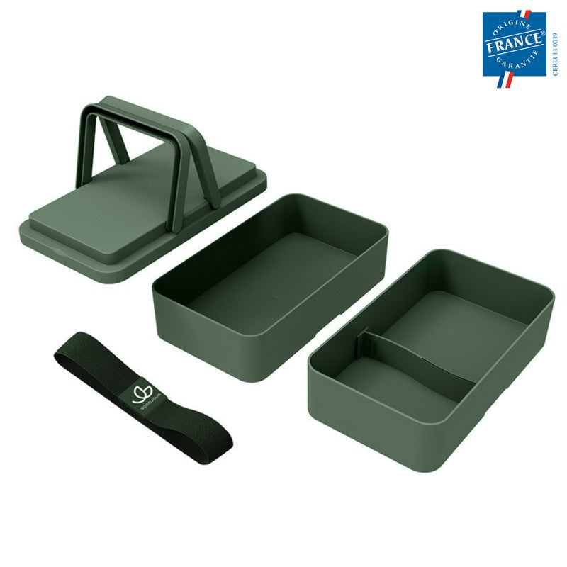 Lunchbox avec poignée 2 compartiments