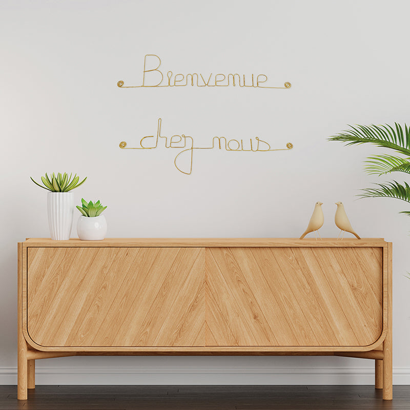Décoration murale avec citations en métal Bijoux de Mur® fabrication France 🇫🇷