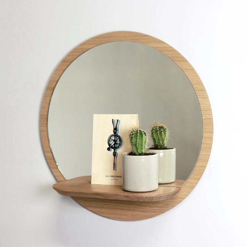 Miroir avec tablette vide-poche (petit) Reine Mère®