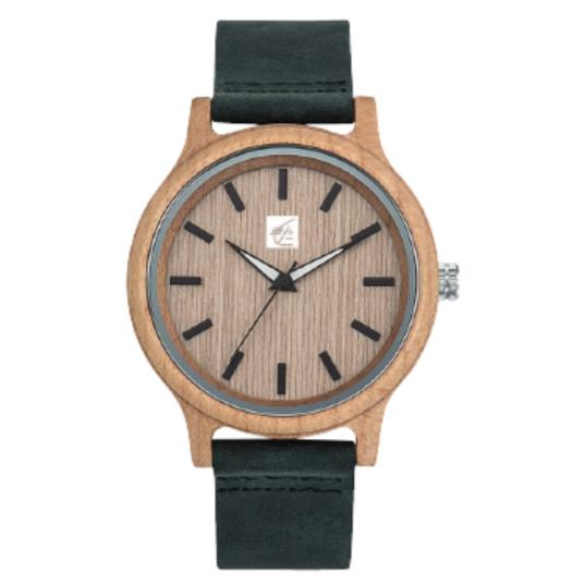 Montre publicitaire en bois personnalisée