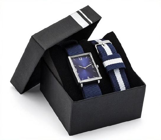 Montre publicitaire en métal personnalisée