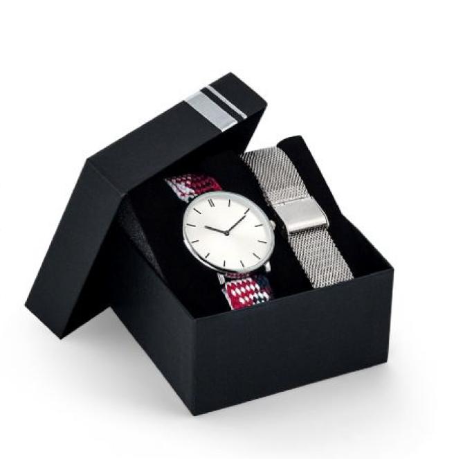 Montre publicitaire en métal personnalisée