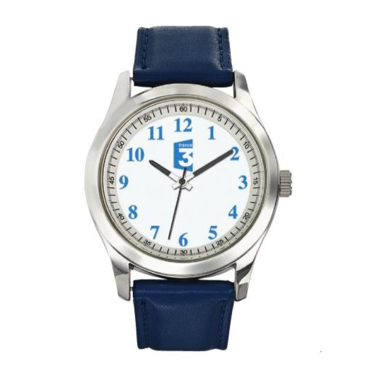 Montre publicitaire en métal personnalisée