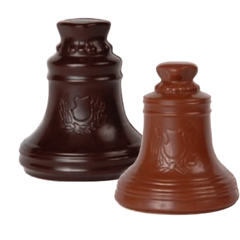 Moulage cloche de Pâques chocolat noir ou lait - Le Cadeau Français