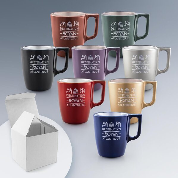 Mug en verre 25 cl Luminarc® personnalisé fabrication France 🇫🇷