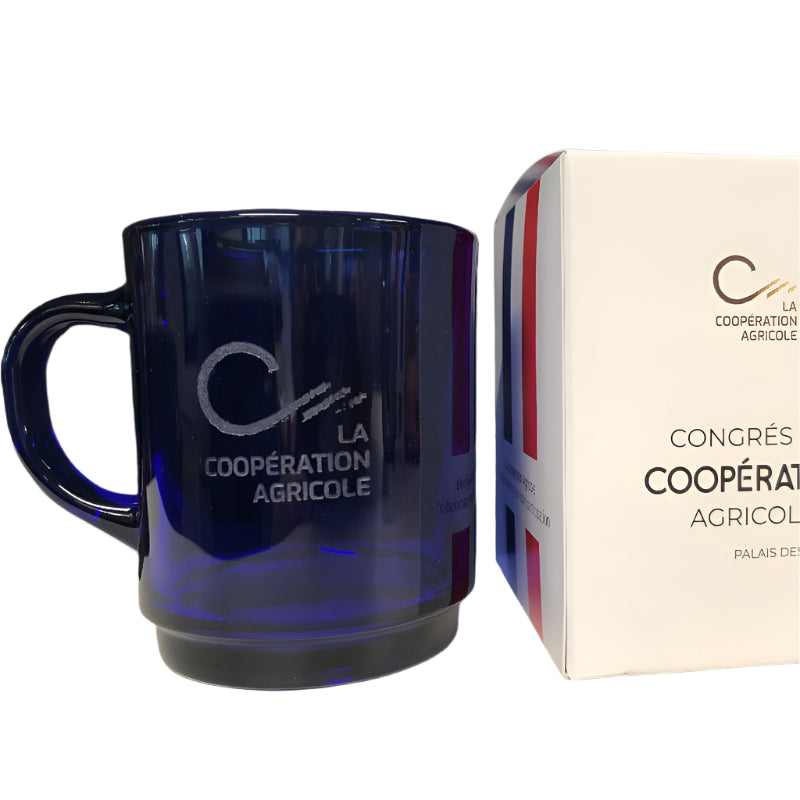 Tasse Duralex Versailles gravée LA COOP AGRI Le Cadeau Français