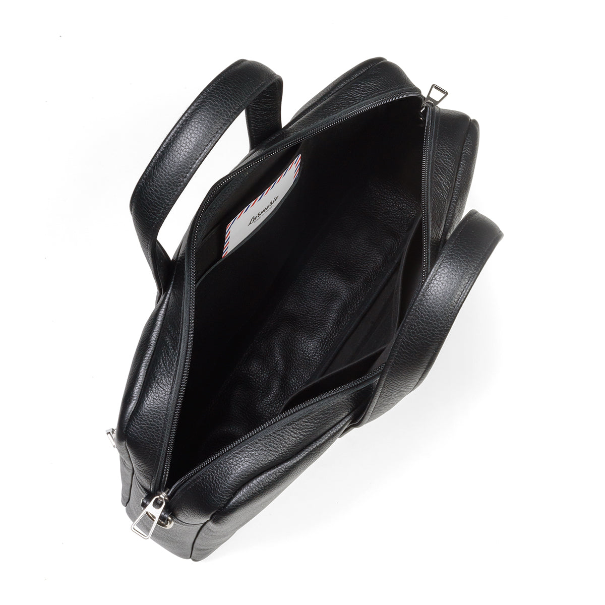 Sacoche ordinateur en cuir grainé ANTOINE Larmorie®