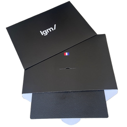 Tapis de souris en cuir recyclé personnalisé ADVITAM - Le Cadeau Français