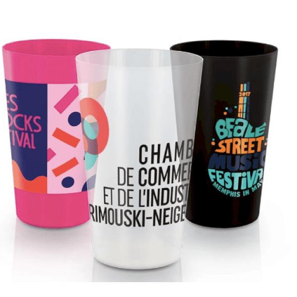 Gobelet En Plastique Réutilisable 58 Cl Fabriqué France Personnalisable Récipients Boisson