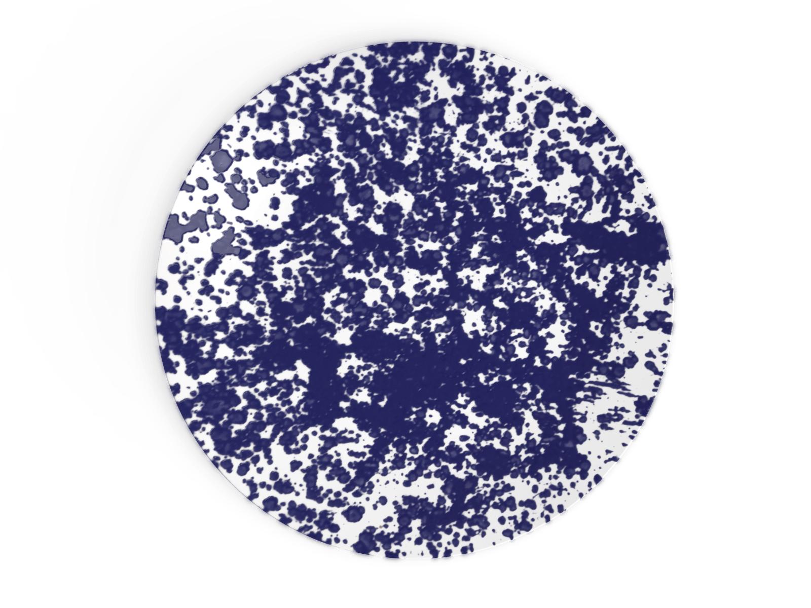 Assiette De Présentation Magma Cobalt En Porcelaine Limoges Objet Non Personnalisable