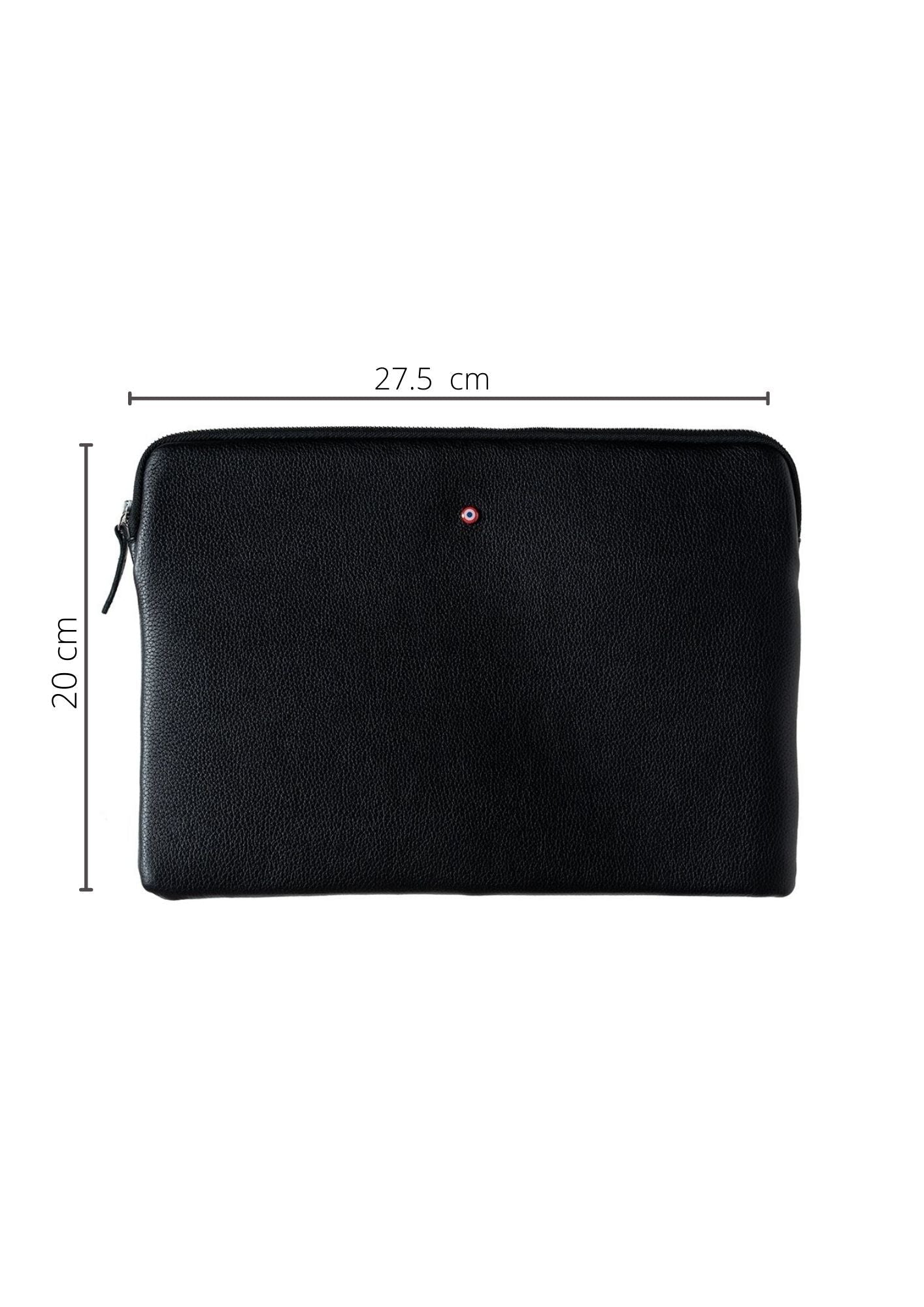 Pochette d'Ipad GUILLAUME en cuir grainé Larmorie®