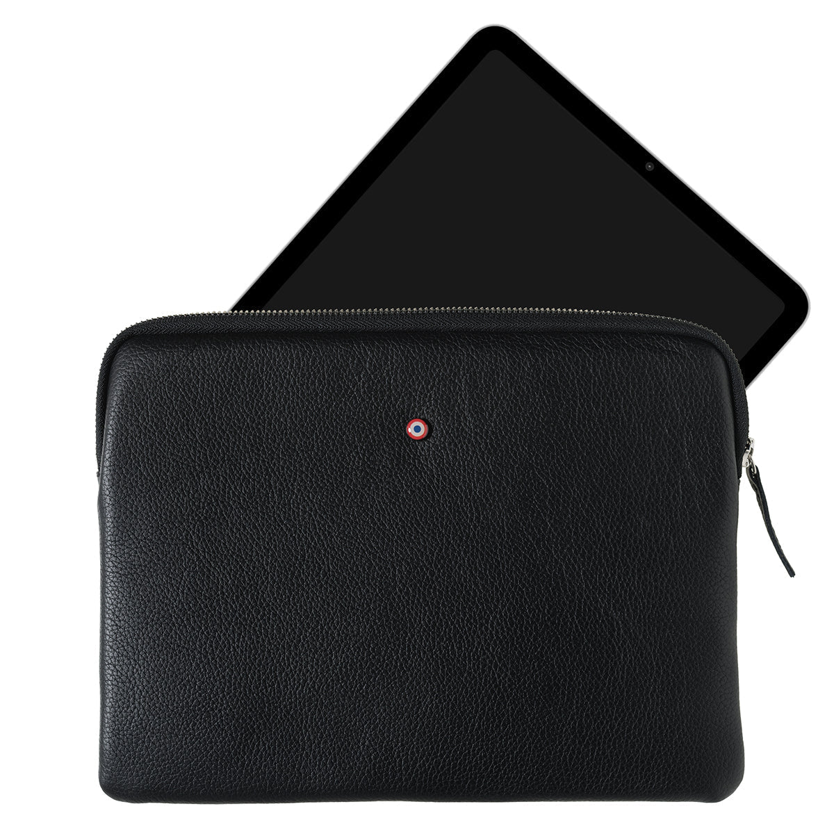 Pochette d'Ipad GUILLAUME en cuir grainé Larmorie®