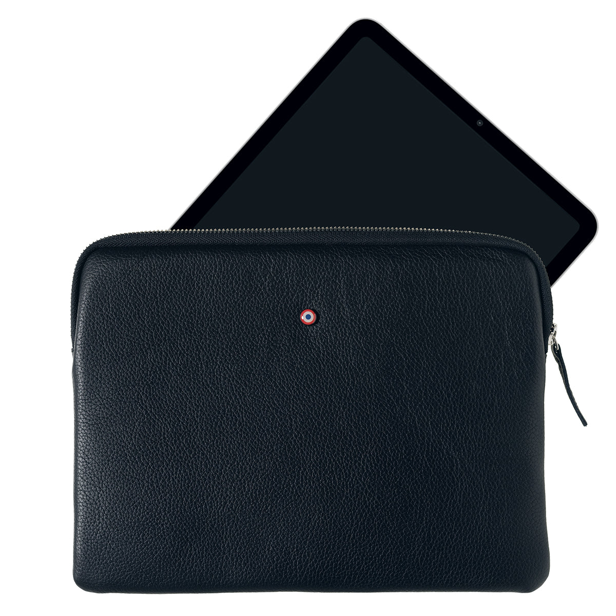 Pochette d'Ipad GUILLAUME en cuir grainé Larmorie®