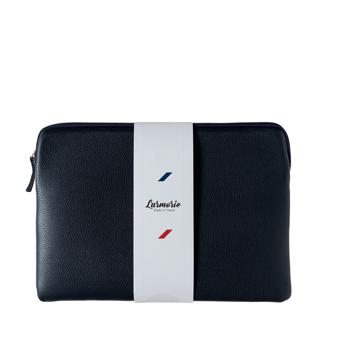 Pochette d'ordinateur GABRIEL en cuir grainé Larmorie®