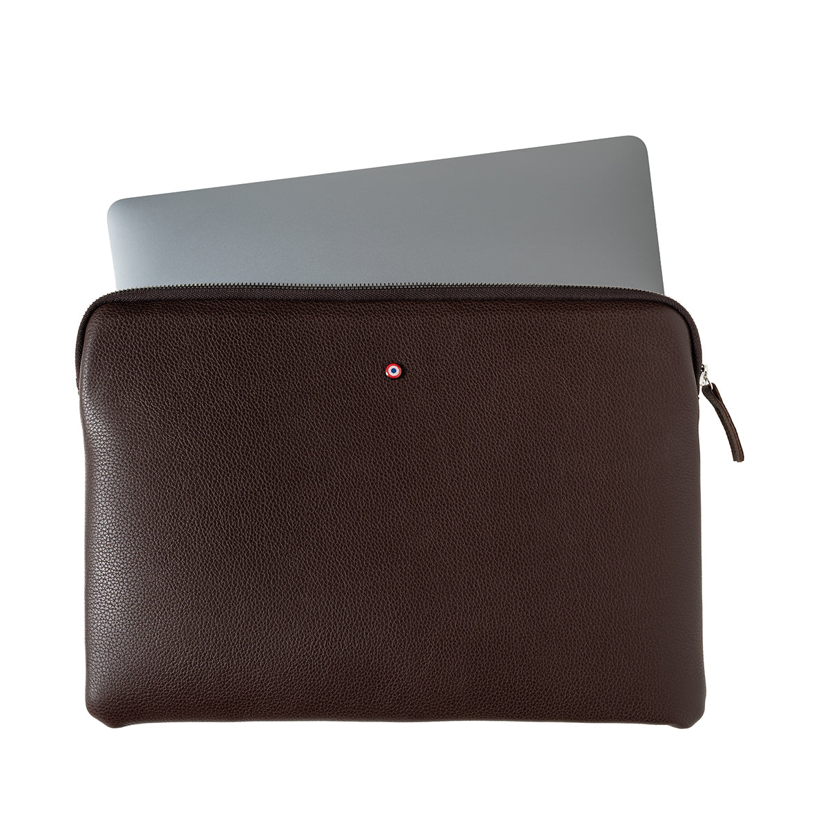Pochette d'ordinateur GABRIEL en cuir grainé Larmorie®