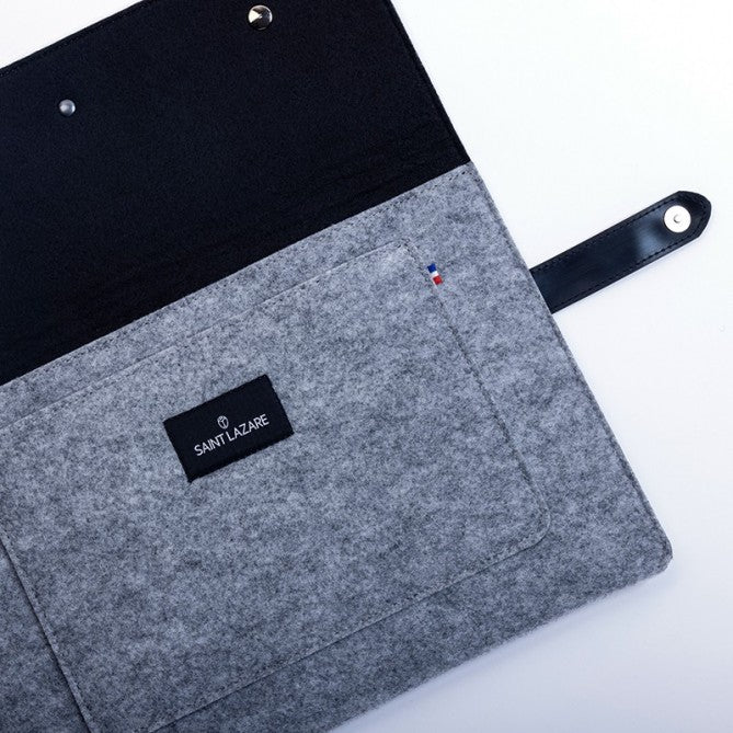 Pochette d'ordinateur en feutrine upcyclée♻️