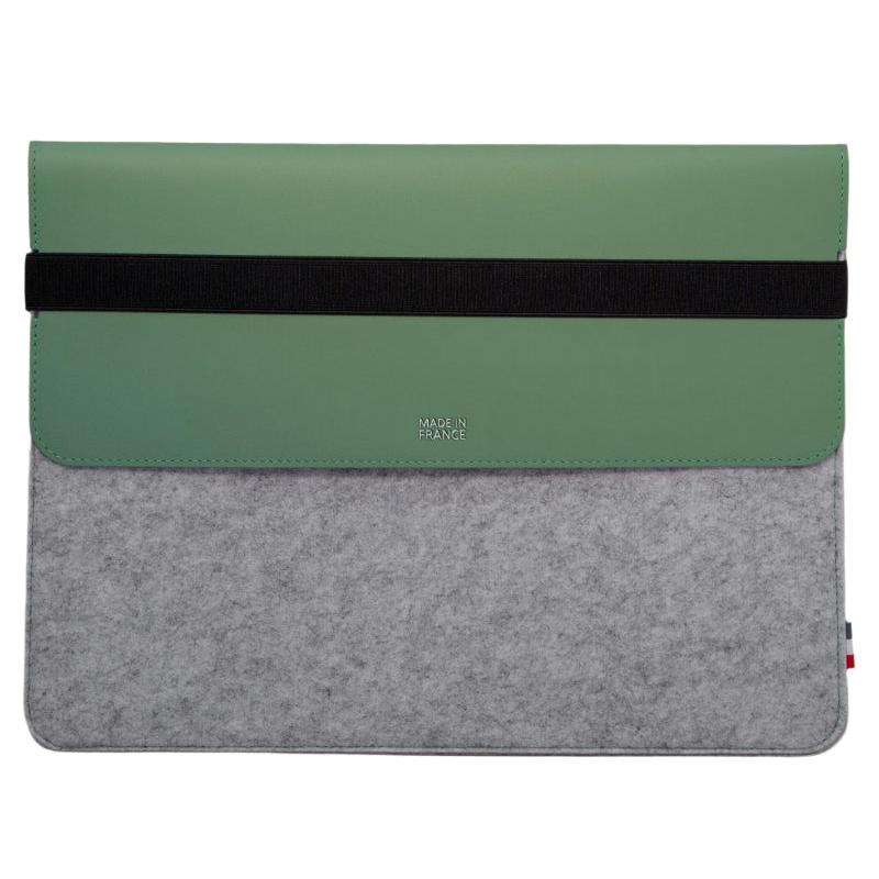 Pochette ordinateur en feutrine et/ou cuir recyclé♻️ personnalisable fabrication France 🇫🇷-Le Cadeau Français®