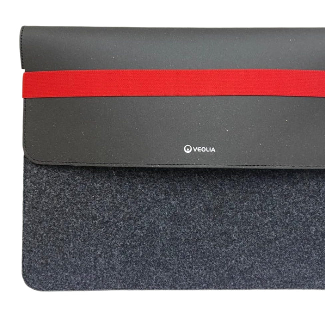 Pochette ordinateur en feutrine et/ou cuir recyclé♻️ personnalisable fabrication France 🇫🇷-Le Cadeau Français®