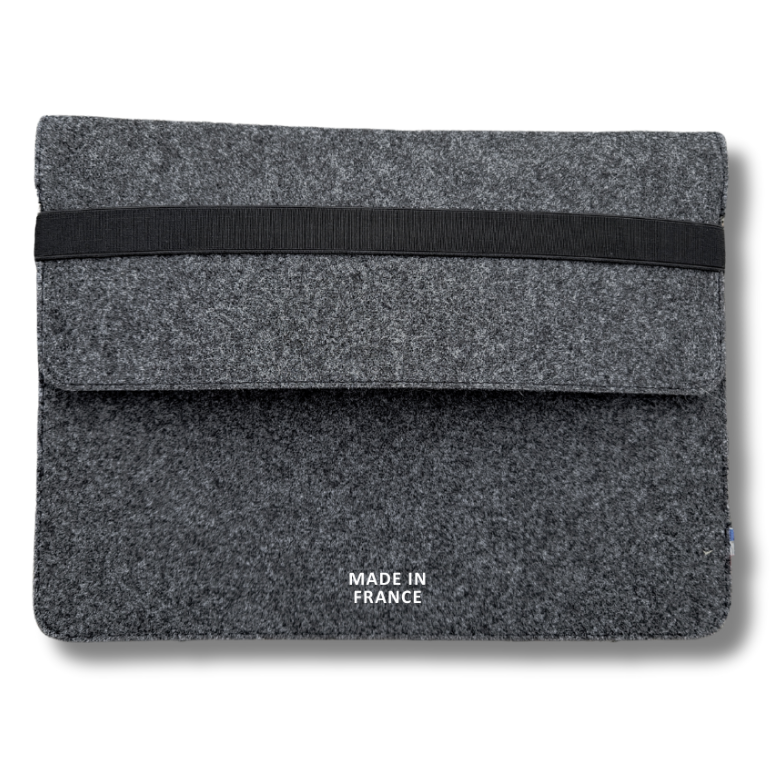 Pochette ordinateur en feutrine personnalisable Made in France - Le Cadeau Français®