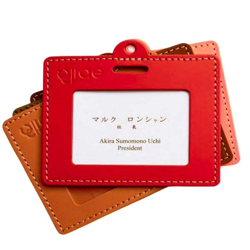 Porte-badge en cuir recyclé ♻️