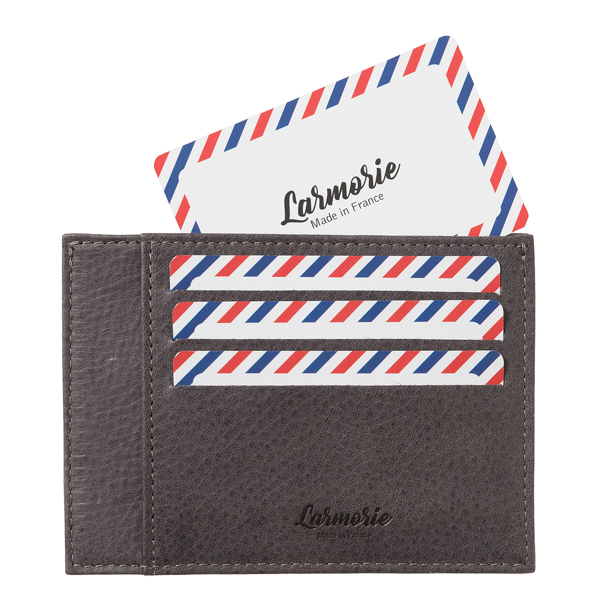 Porte-cartes PAUL en cuir Larmorie