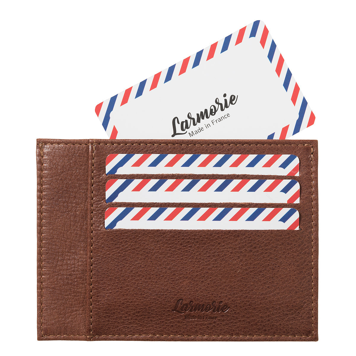 Porte-cartes PAUL en cuir Larmorie