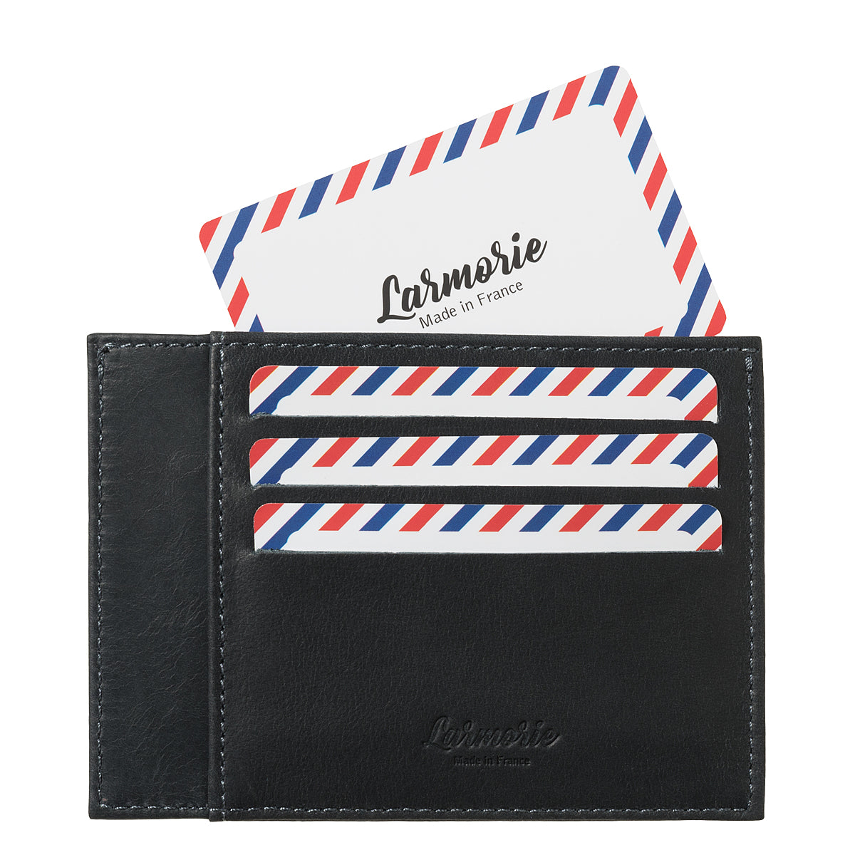 Porte-cartes PAUL en cuir Larmorie