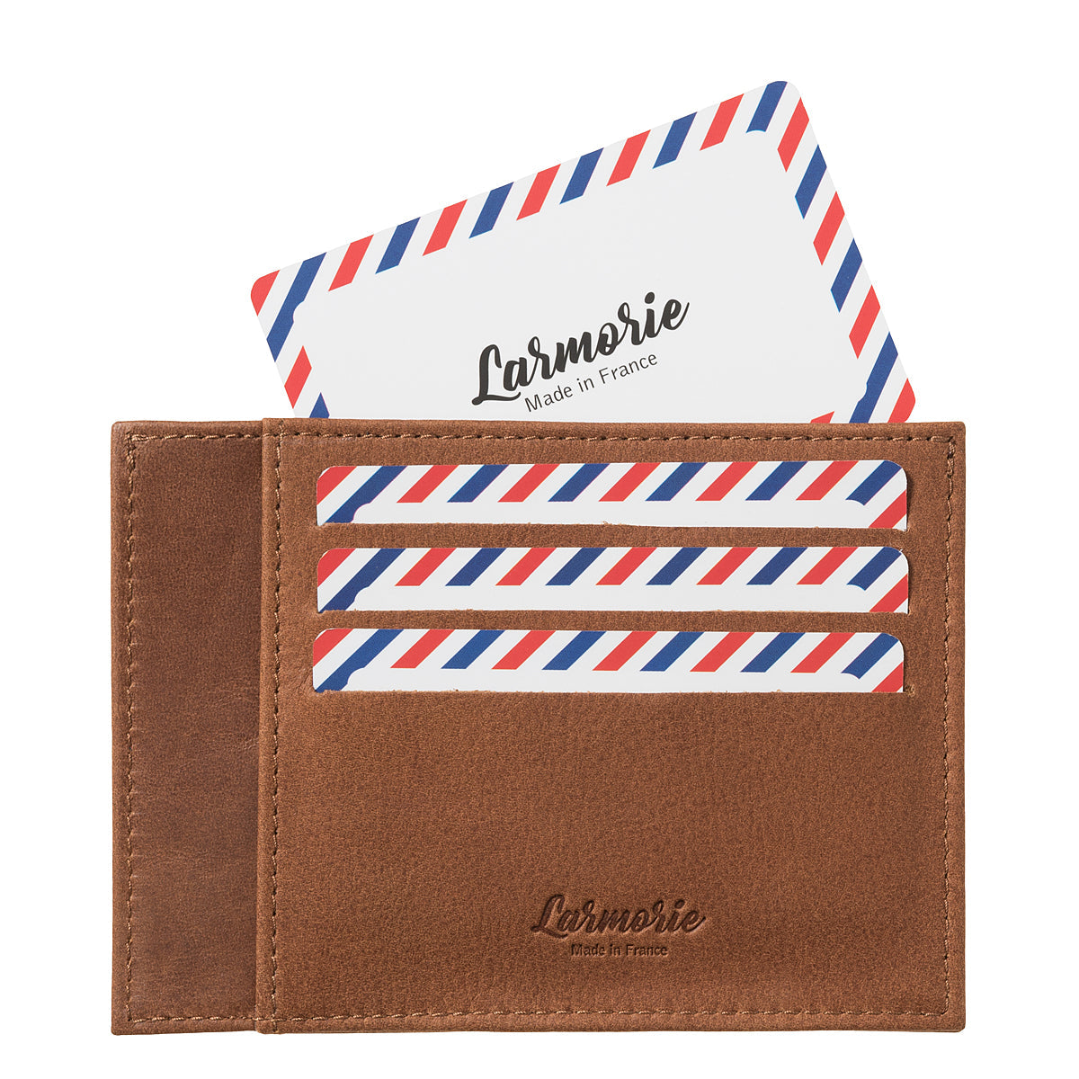 Porte-cartes PAUL en cuir Larmorie