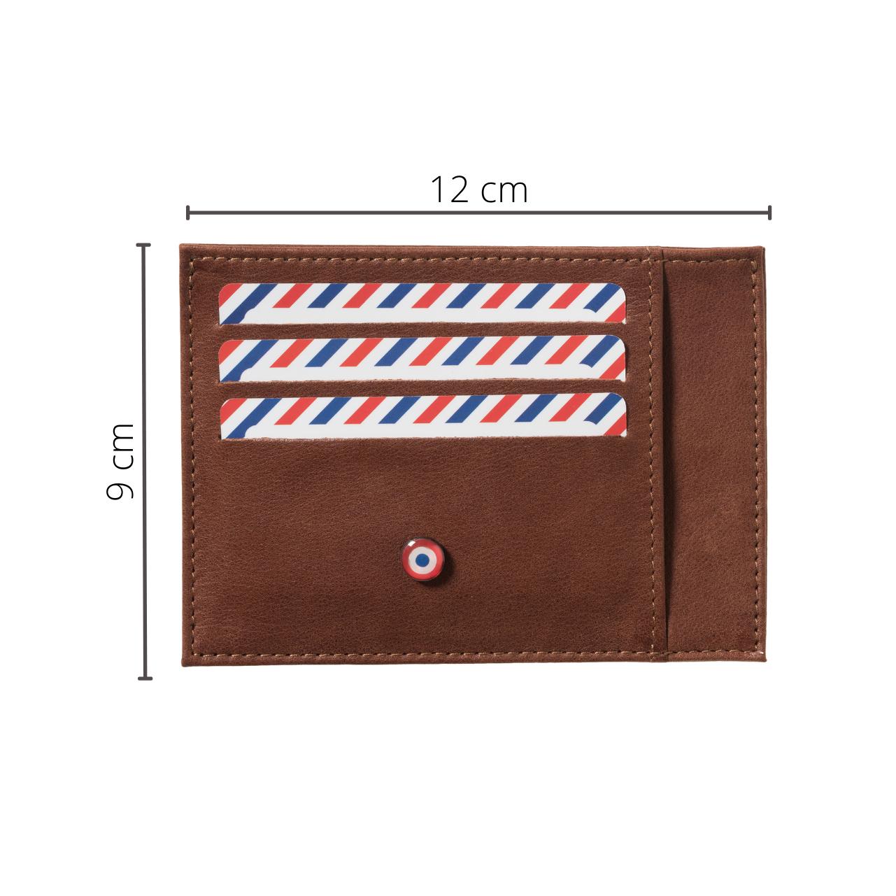 Porte-cartes PAUL en cuir Larmorie