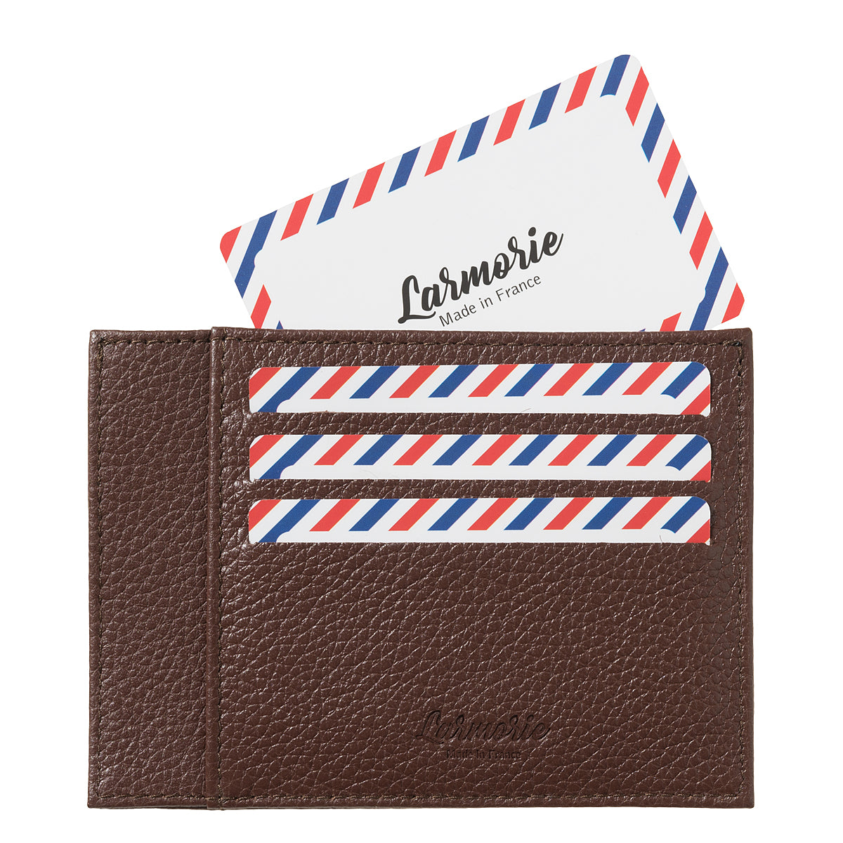 Porte-cartes PAUL en cuir Larmorie